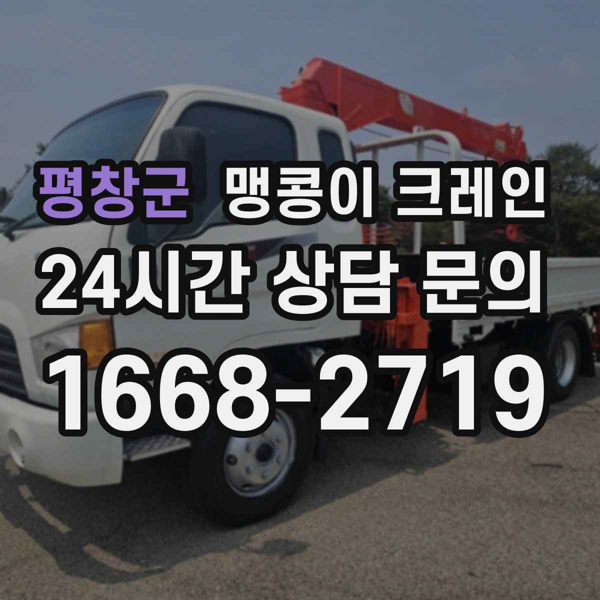 평창군 맹콩이 크레인