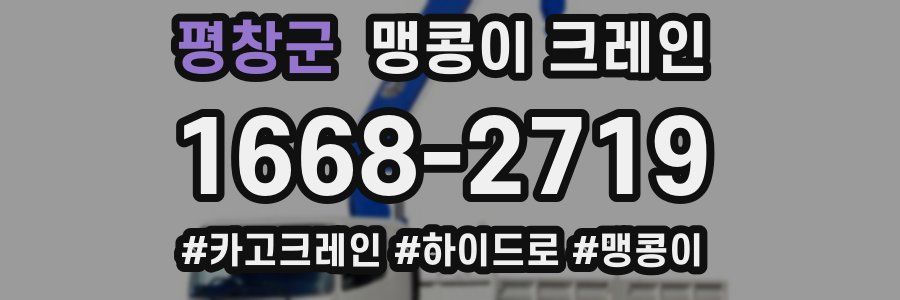 평창군 맹콩이 크레인