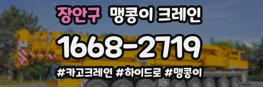 장안구 맹콩이 크레인