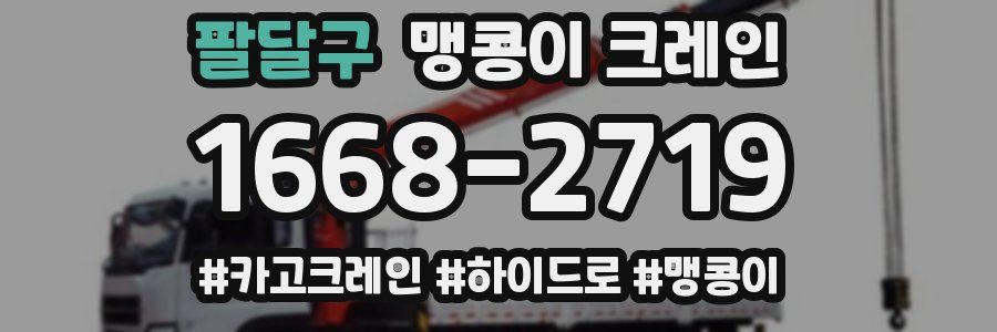 팔달구 맹콩이 크레인