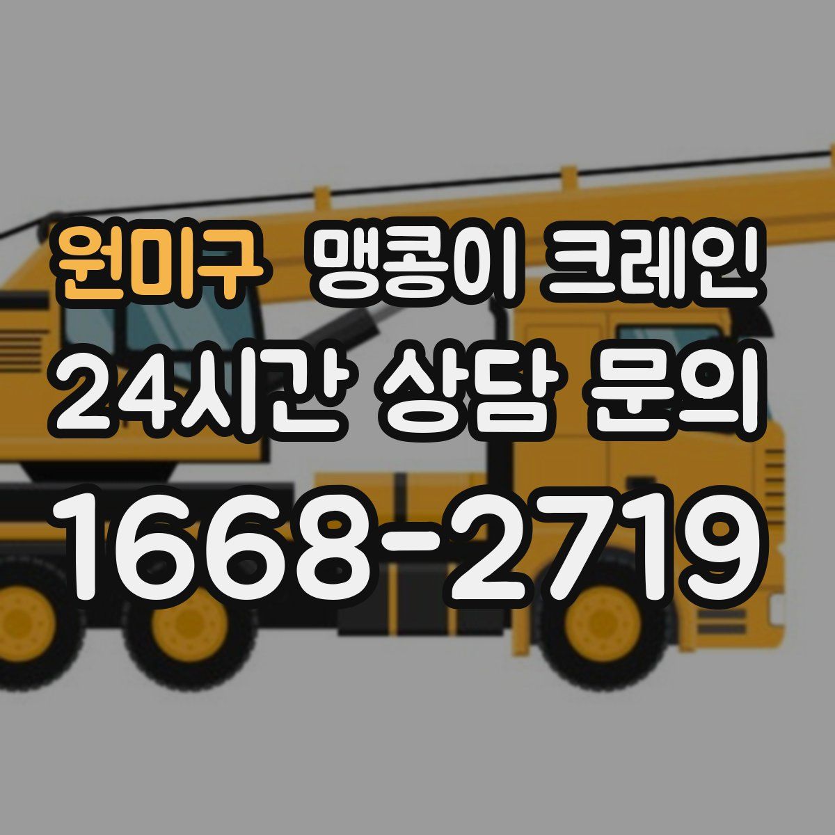 원미구 맹콩이 크레인