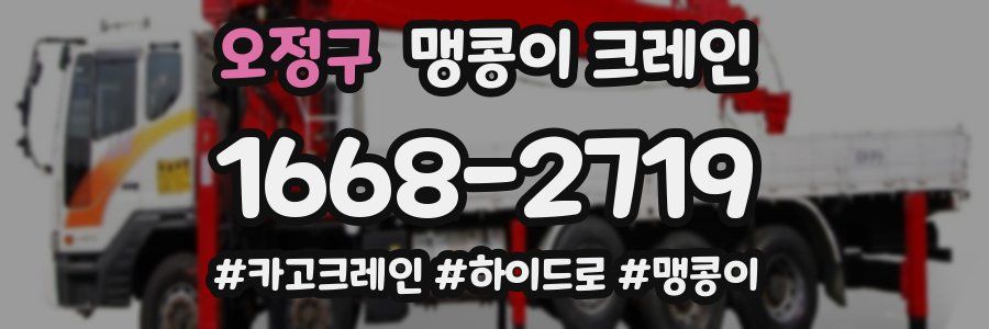 오정구 맹콩이 크레인