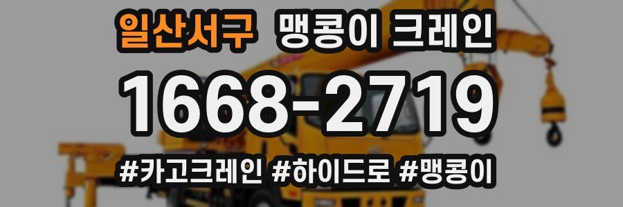일산서구 맹콩이 크레인