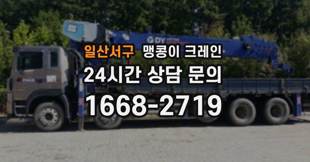 일산서구 맹콩이 크레인