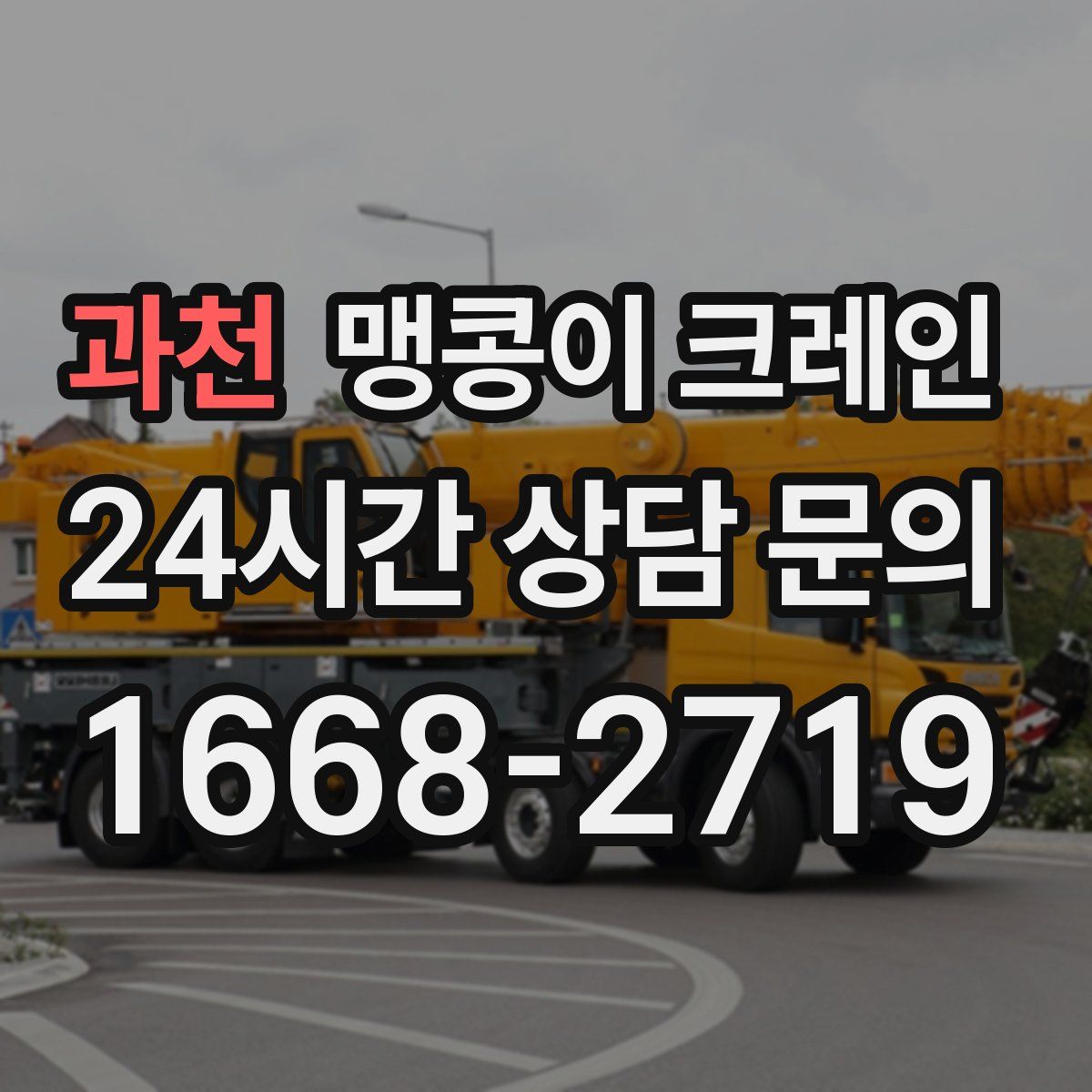 과천 맹콩이 크레인