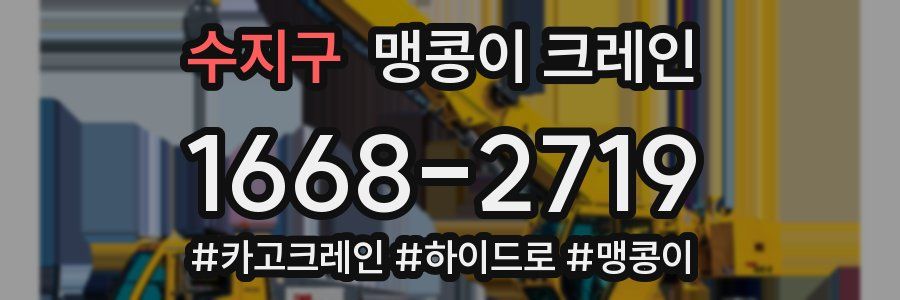 수지구 맹콩이 크레인
