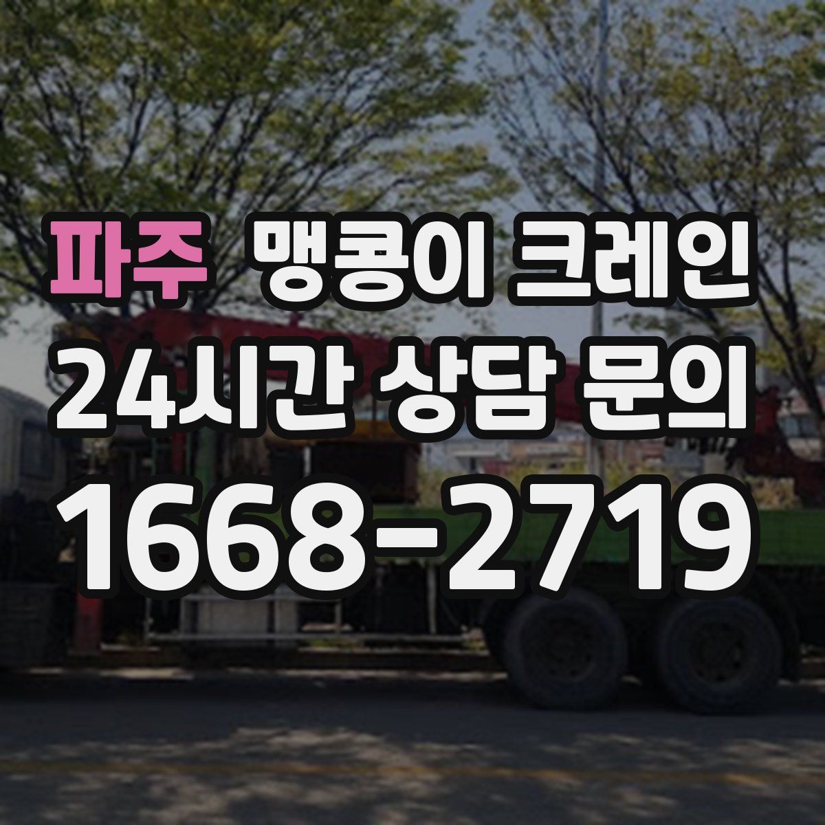 파주 맹콩이 크레인