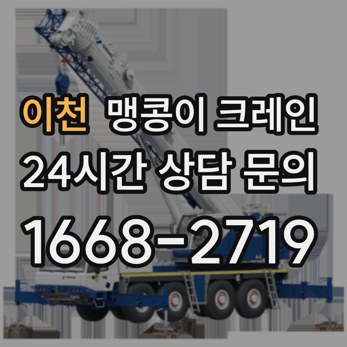 이천 맹콩이 크레인