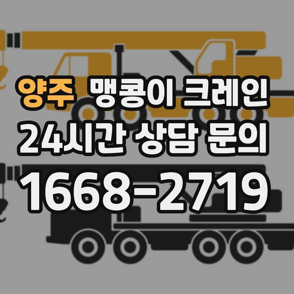 양주 맹콩이 크레인