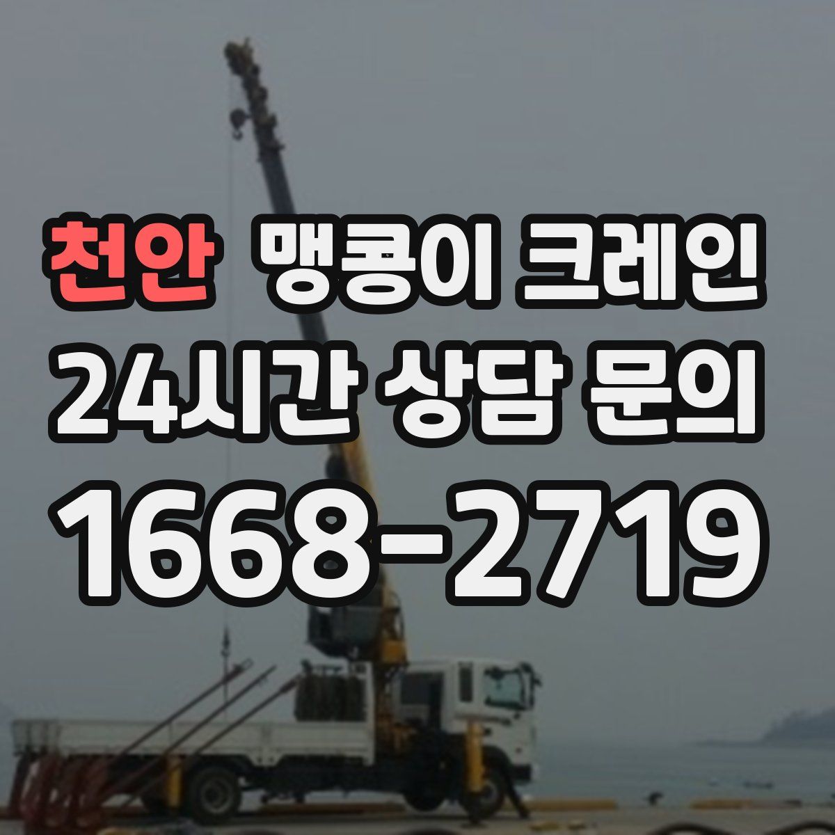 천안 맹콩이 크레인