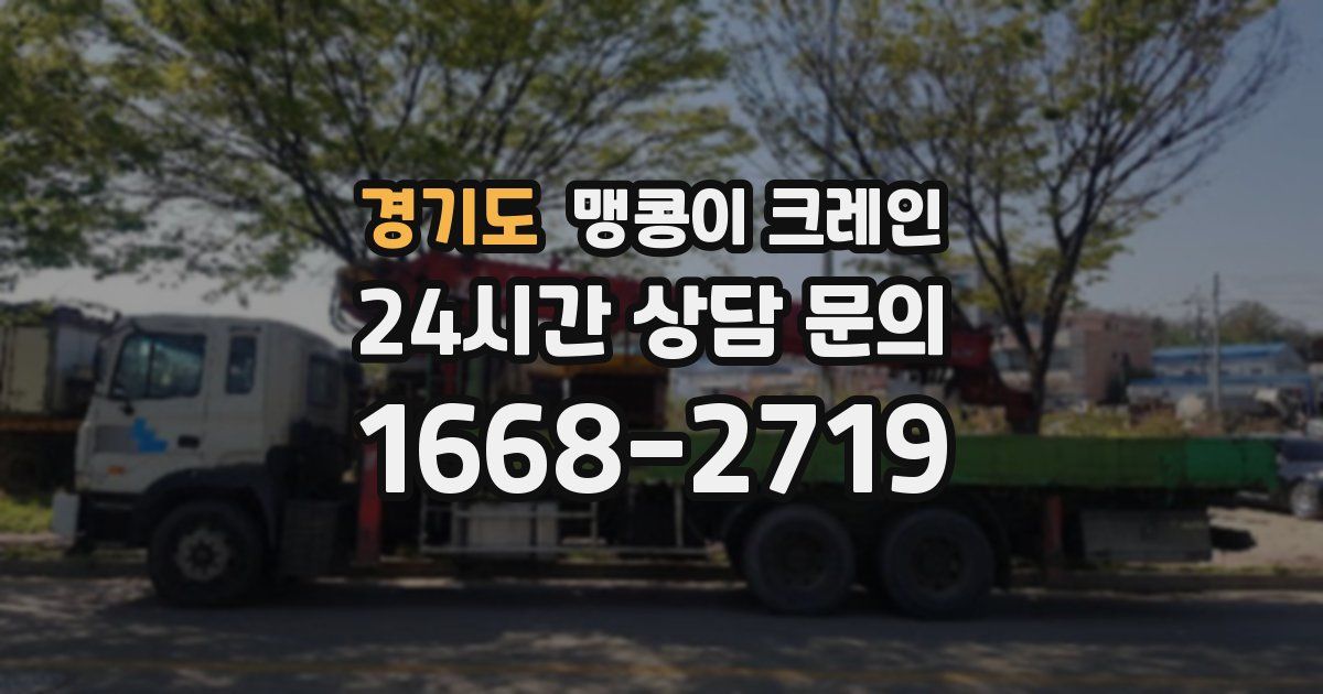 경기도 맹콩이 크레인