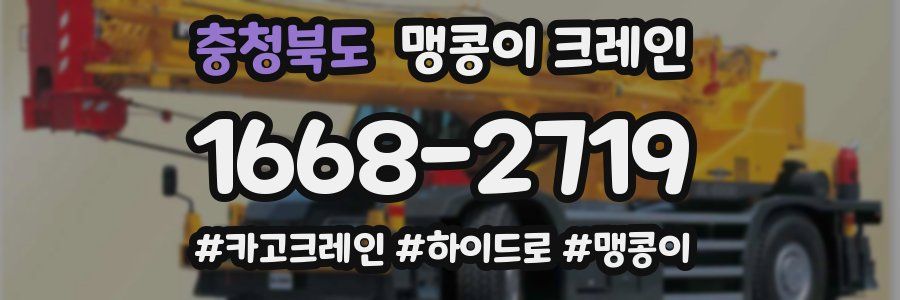 충청북도 맹콩이 크레인