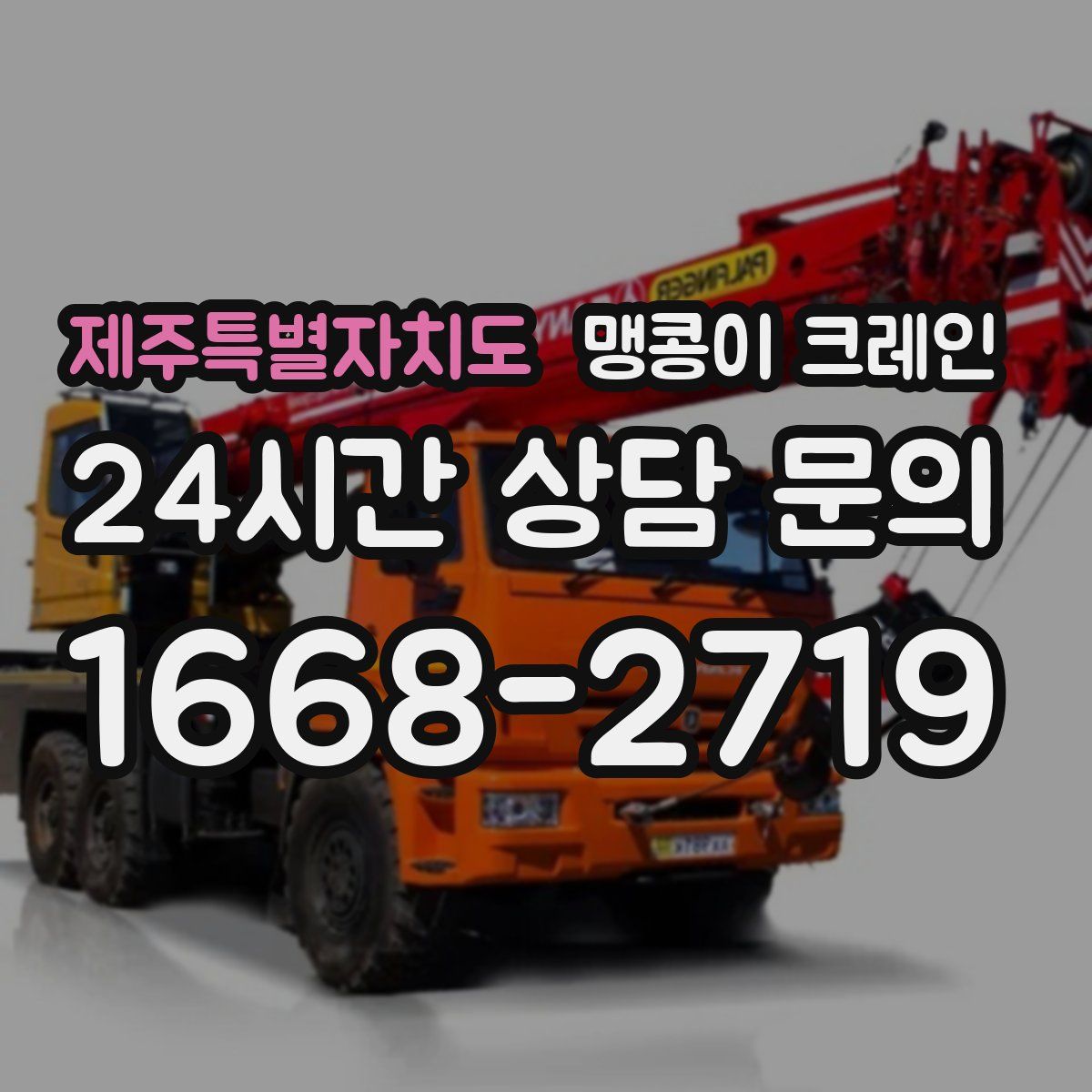 제주특별자치도 맹콩이 크레인