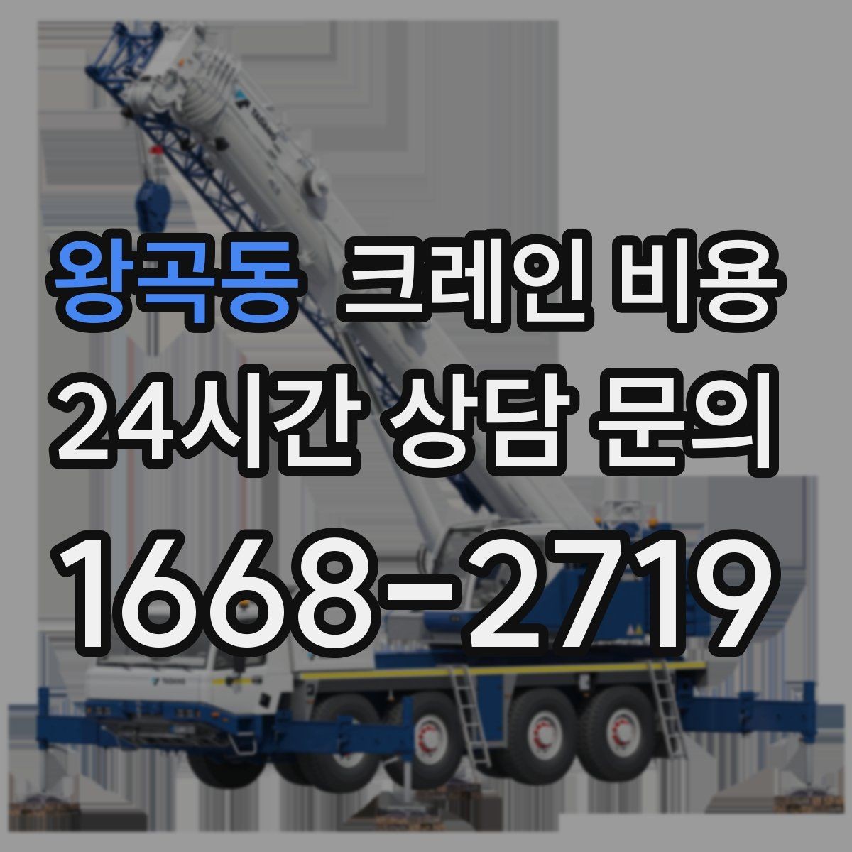 왕곡동 크레인 비용 비교 시 단순 금액보다 중요한 요소