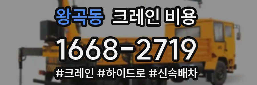 왕곡동 크레인 비용