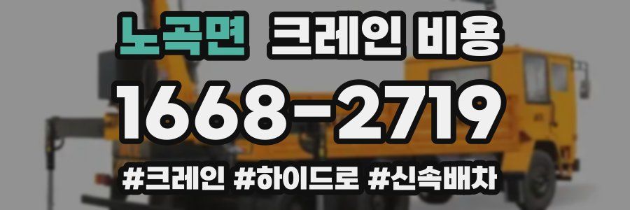 노곡면 크레인 비용