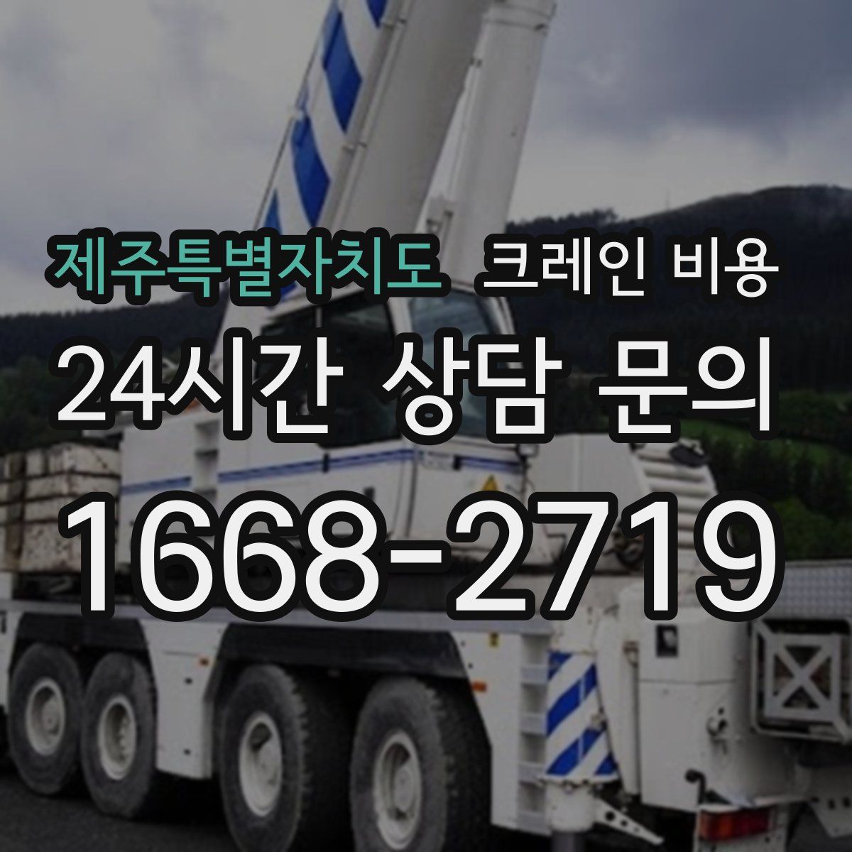 제주특별자치도 크레인 비용