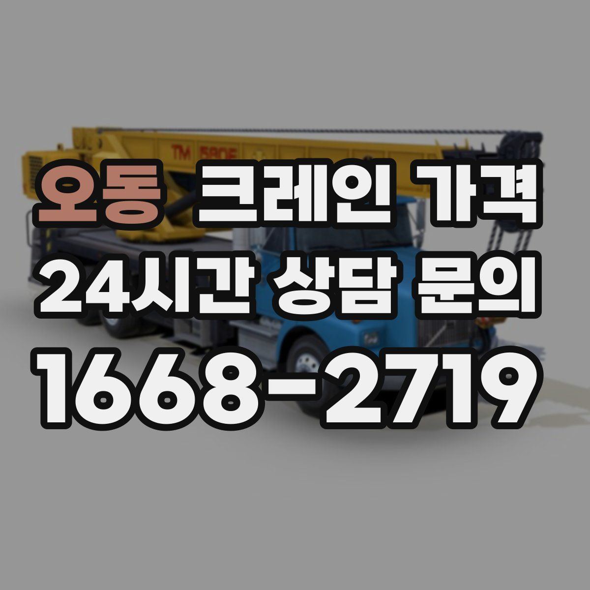 오동 크레인 가격