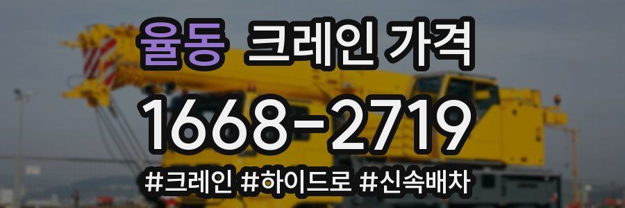 율동 크레인 가격