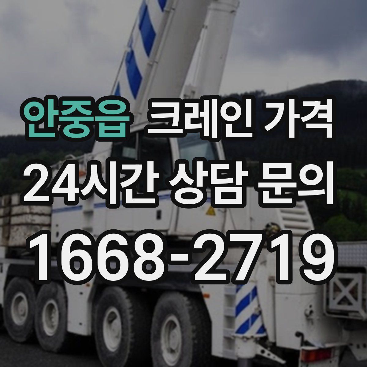 안중읍 크레인 가격