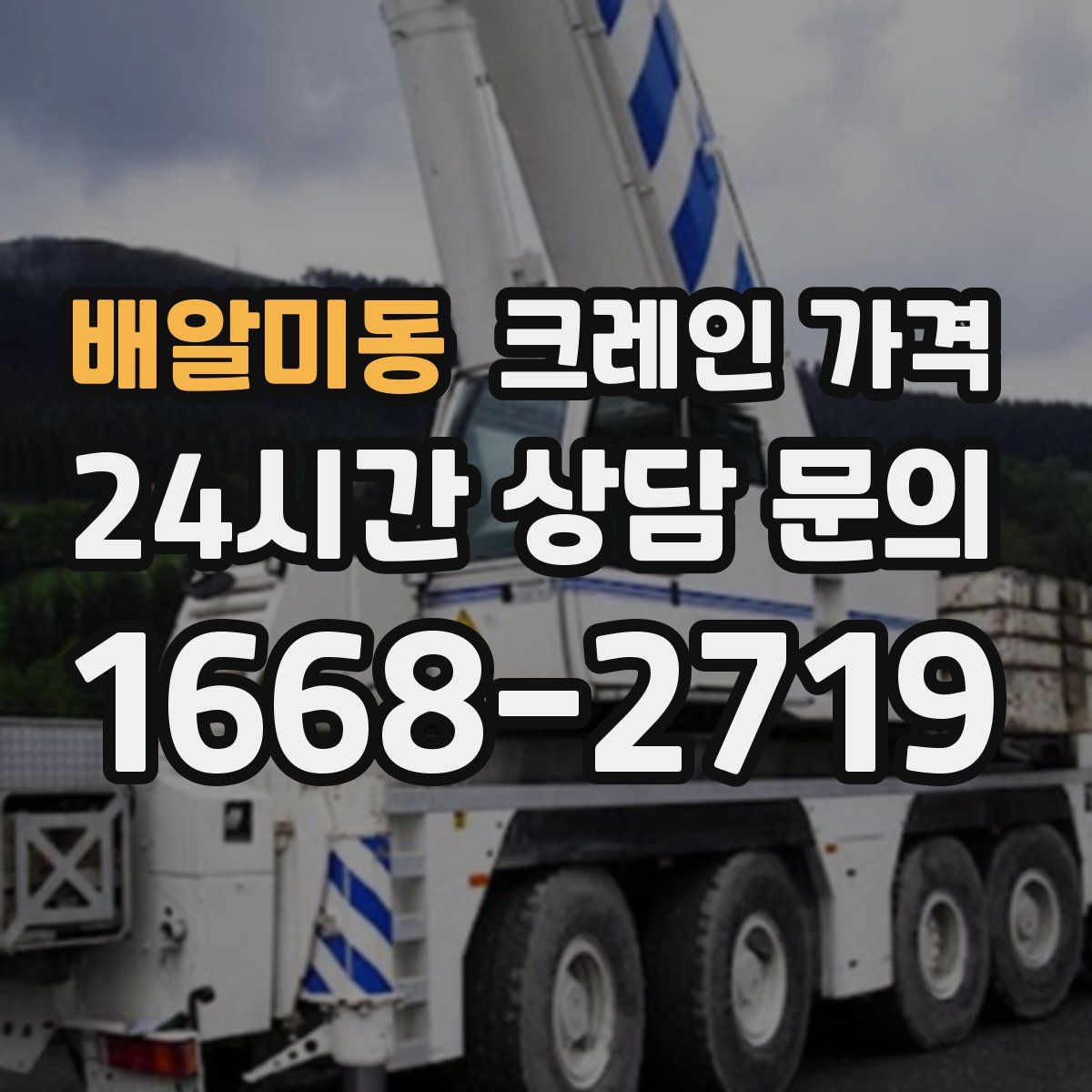 배알미동 크레인 가격
