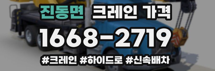 진동면 크레인 가격