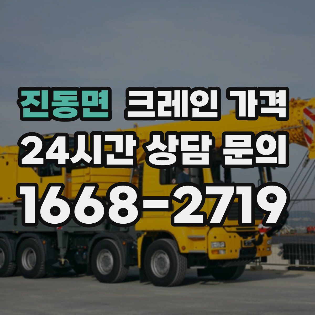 진동면 크레인 가격