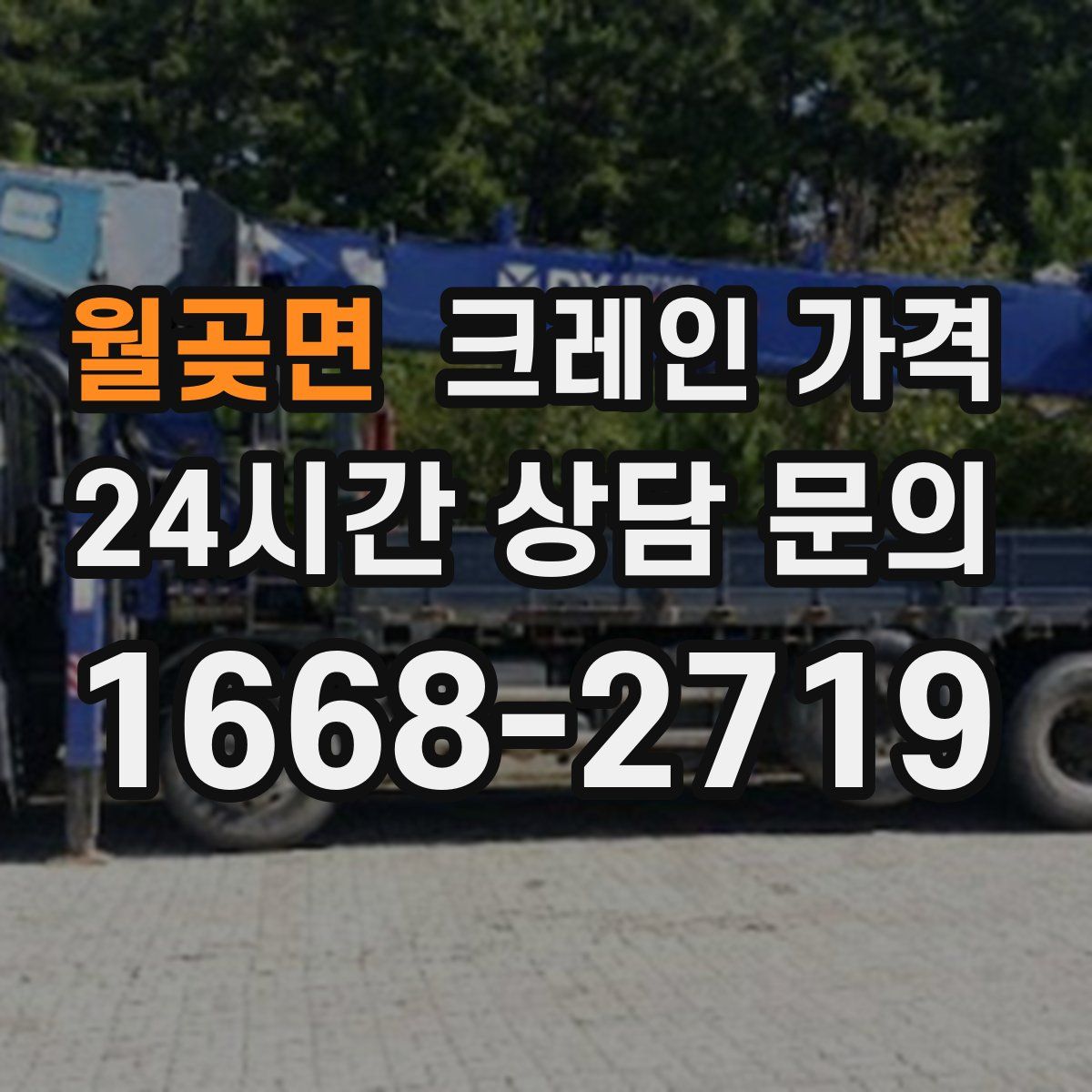 월곶면 크레인 가격