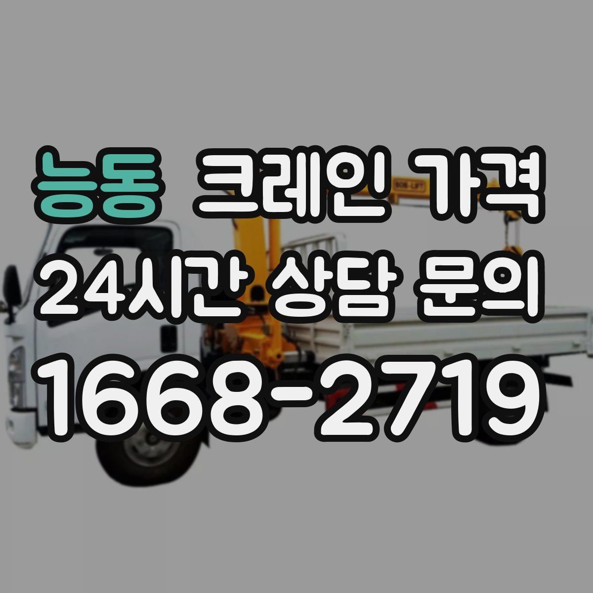 능동 크레인 가격