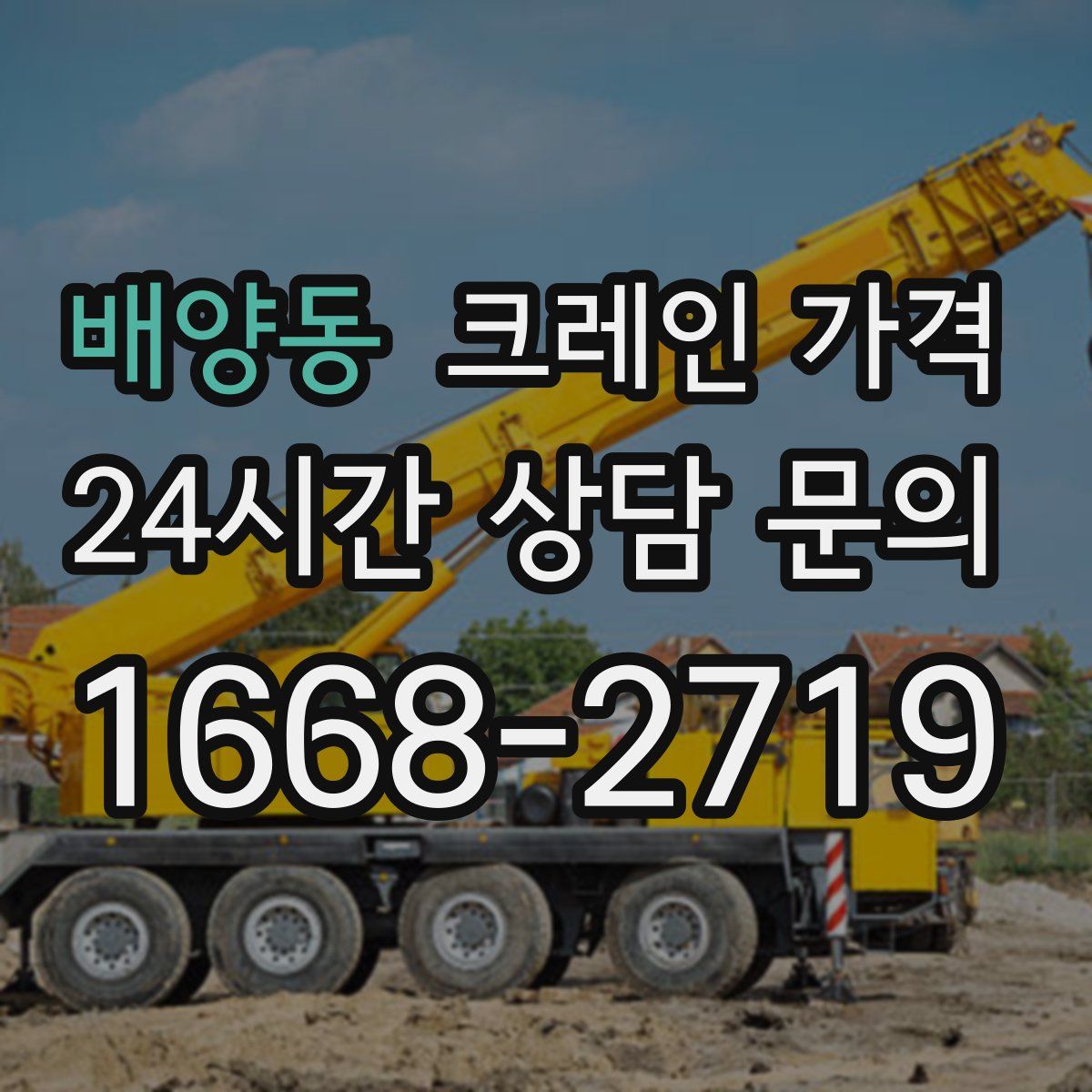 배양동 크레인 가격