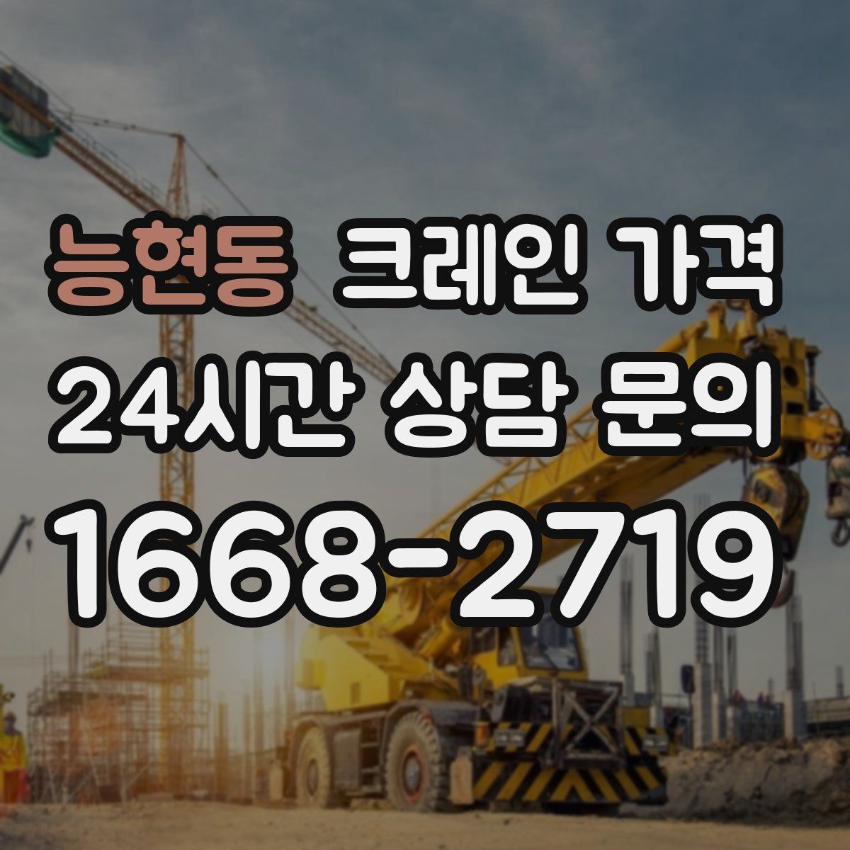 능현동 크레인 가격