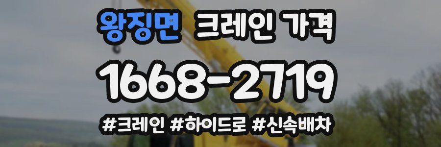 왕징면 크레인 가격