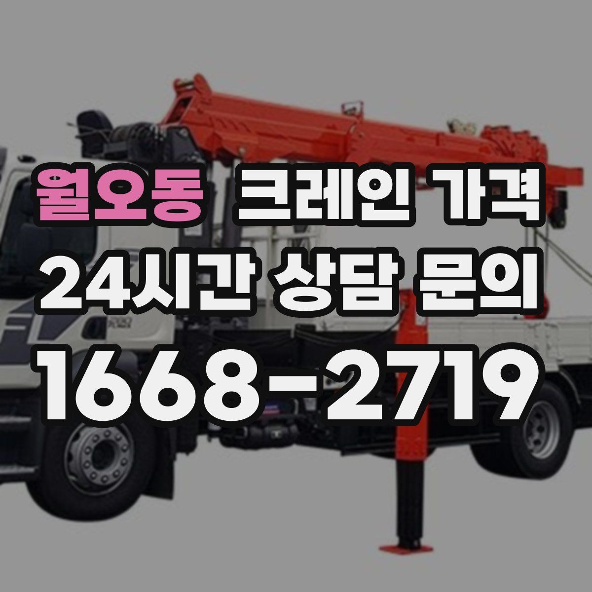 월오동 크레인 가격