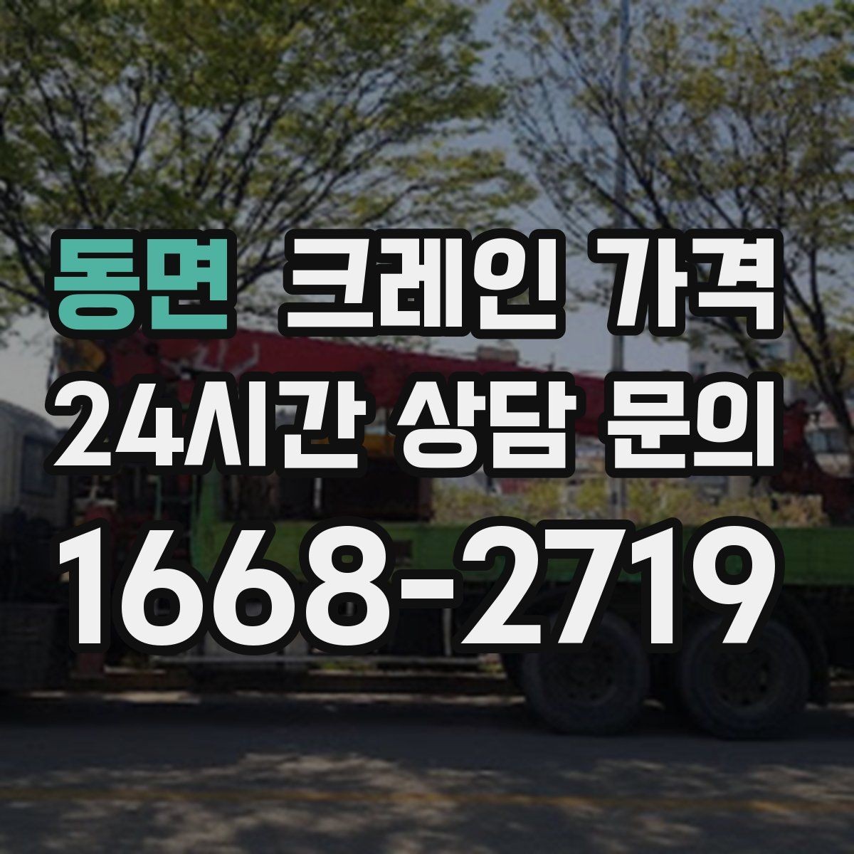 동면 크레인 가격 예상 견적과 실제 가격 차이