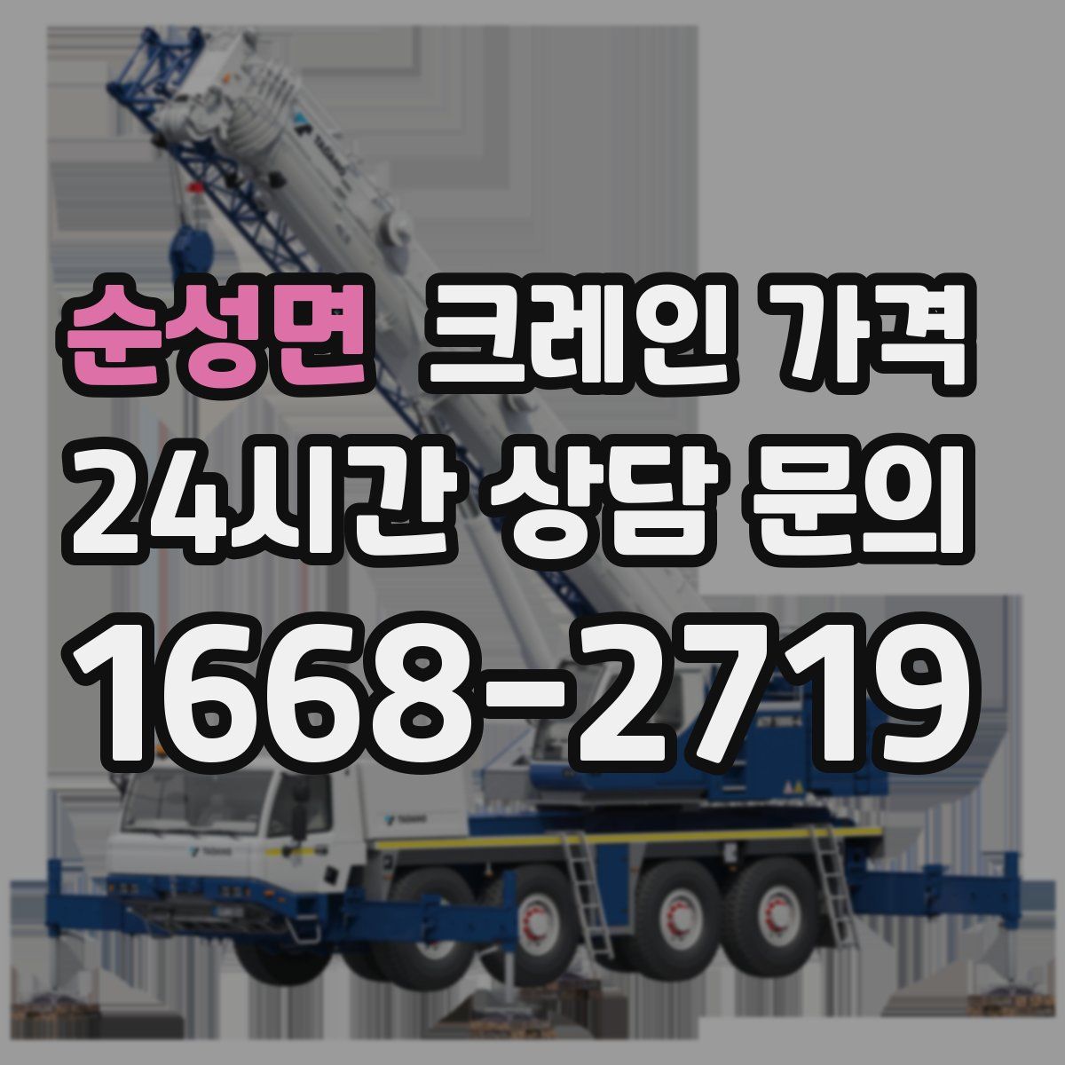 순성면 크레인 가격