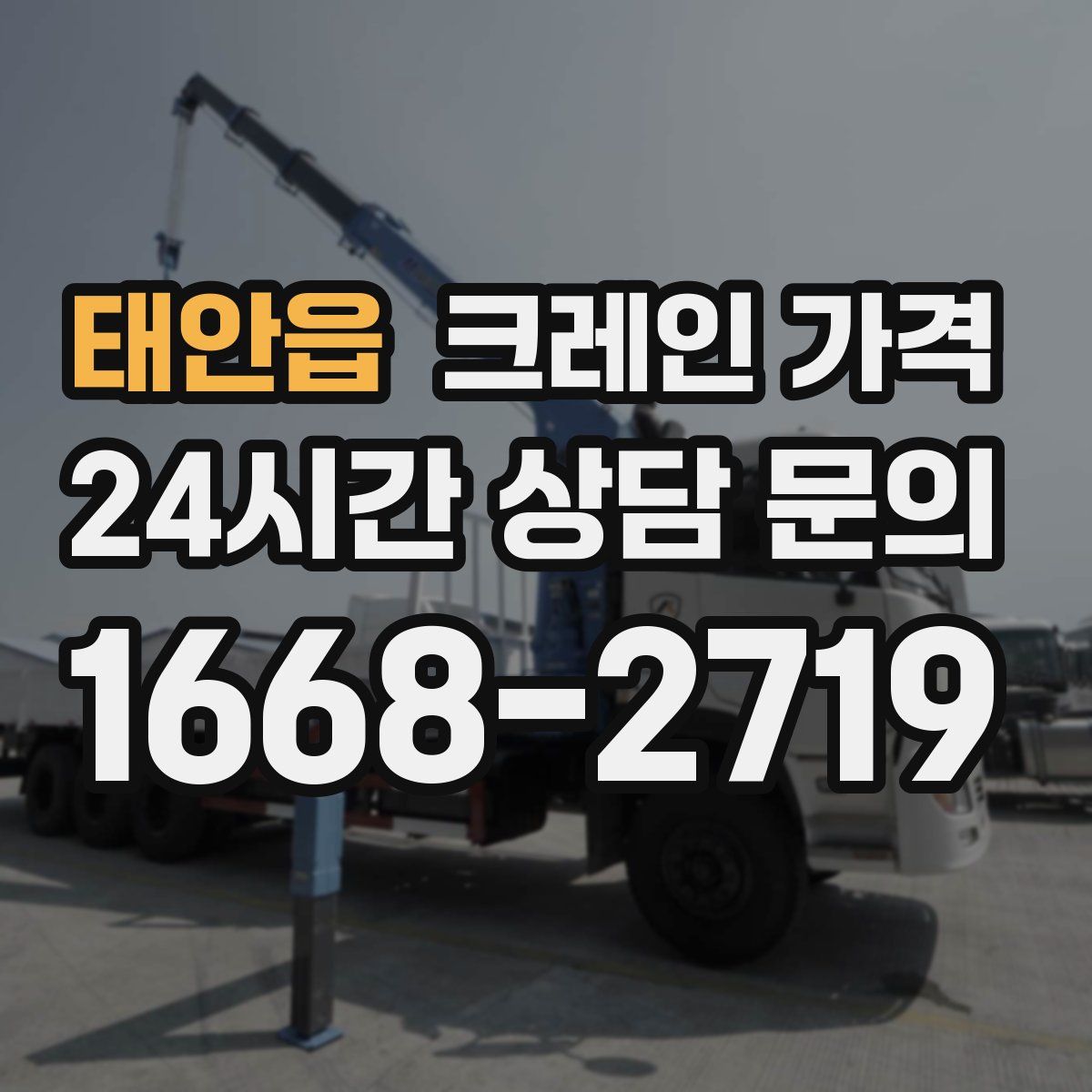 태안읍 크레인 가격
