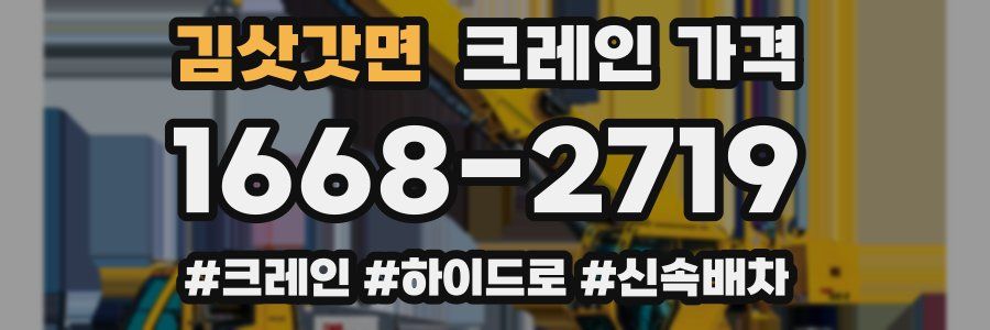 김삿갓면 크레인 가격