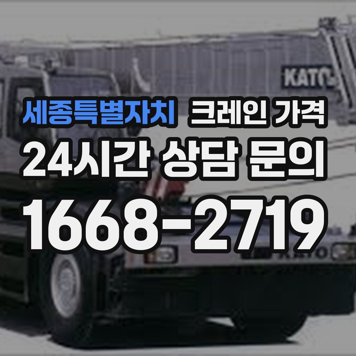 세종특별자치 크레인 가격