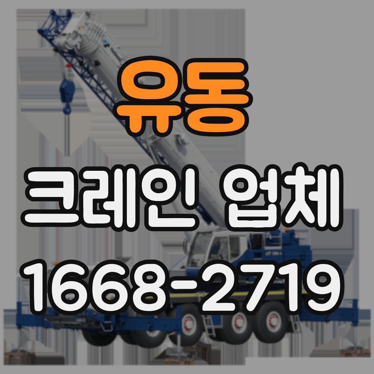 유동 크레인 업체