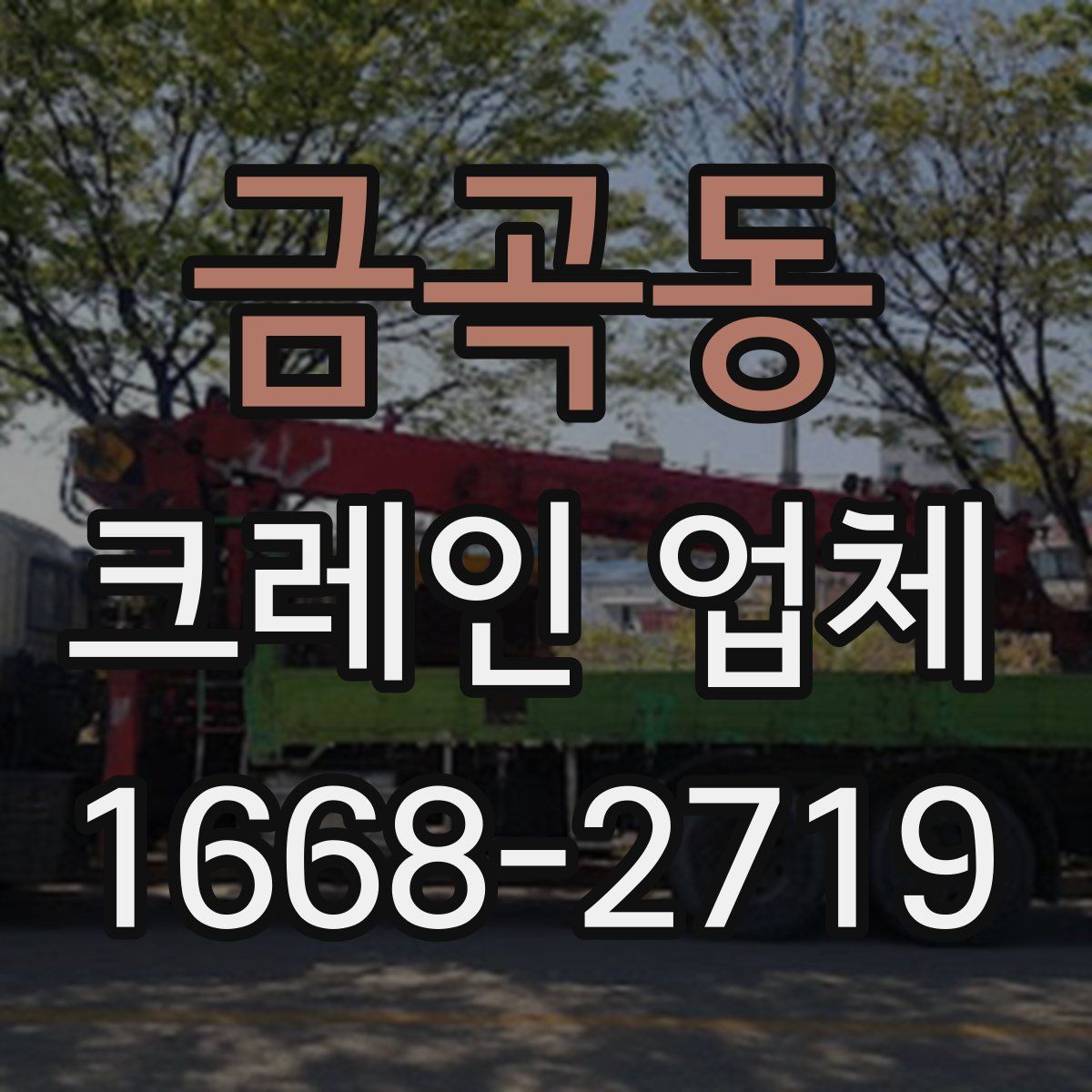 금곡동 크레인 업체
