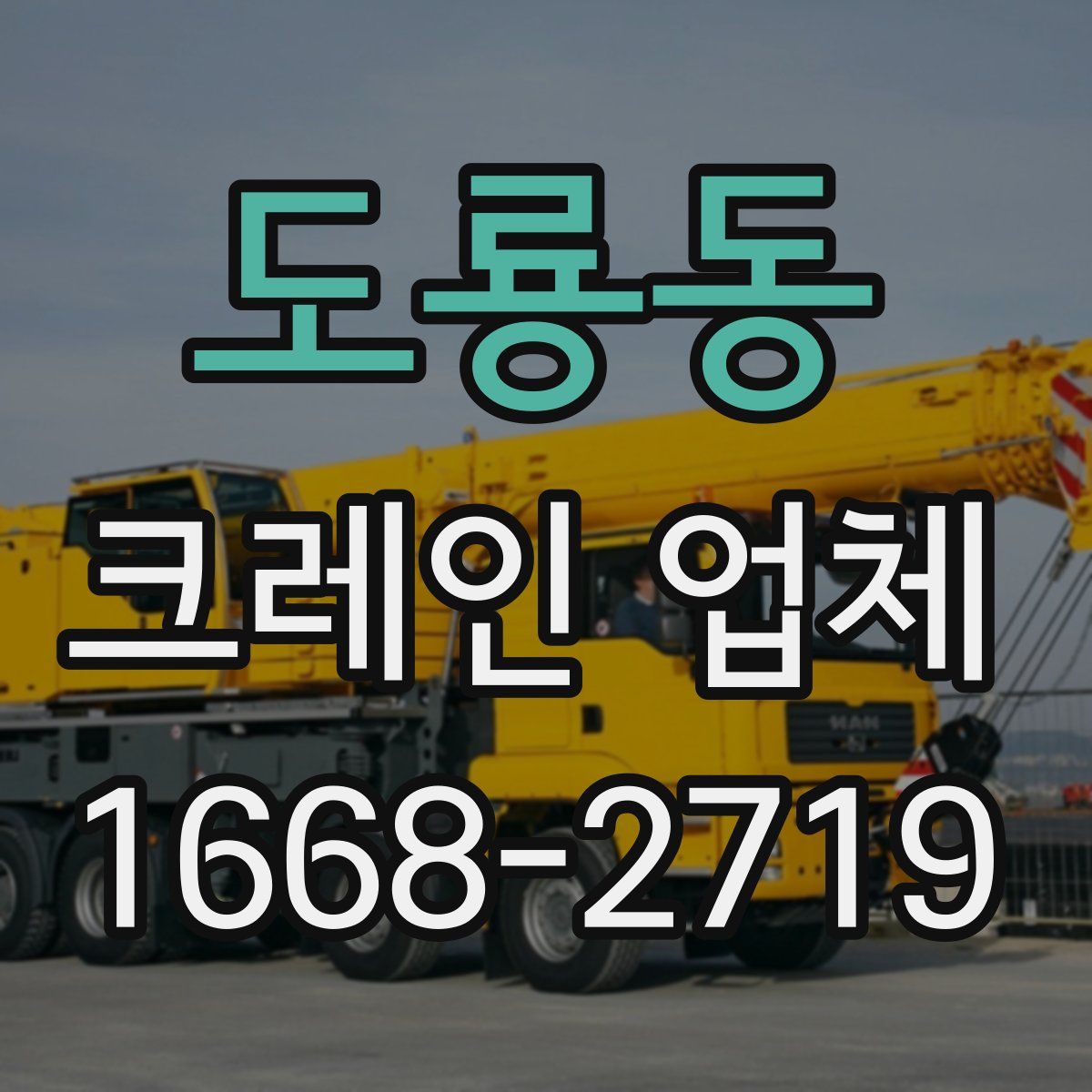 도룡동 크레인 업체