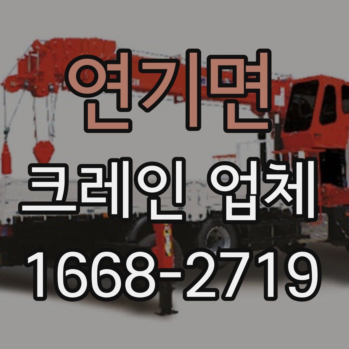 연기면 크레인 업체