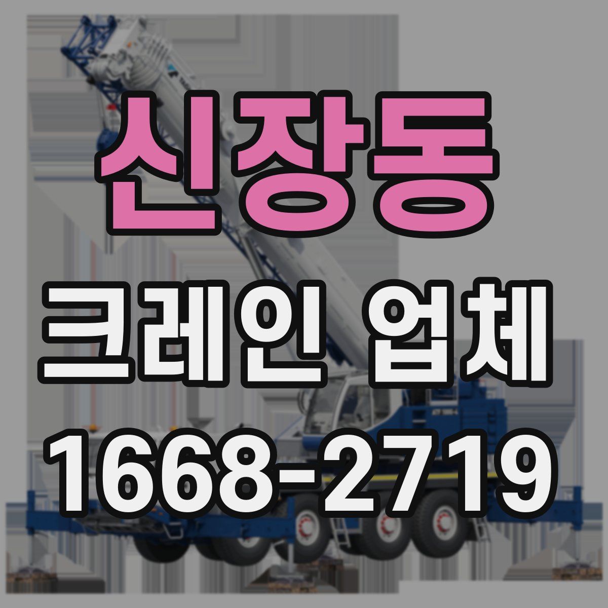 신장동 크레인 업체