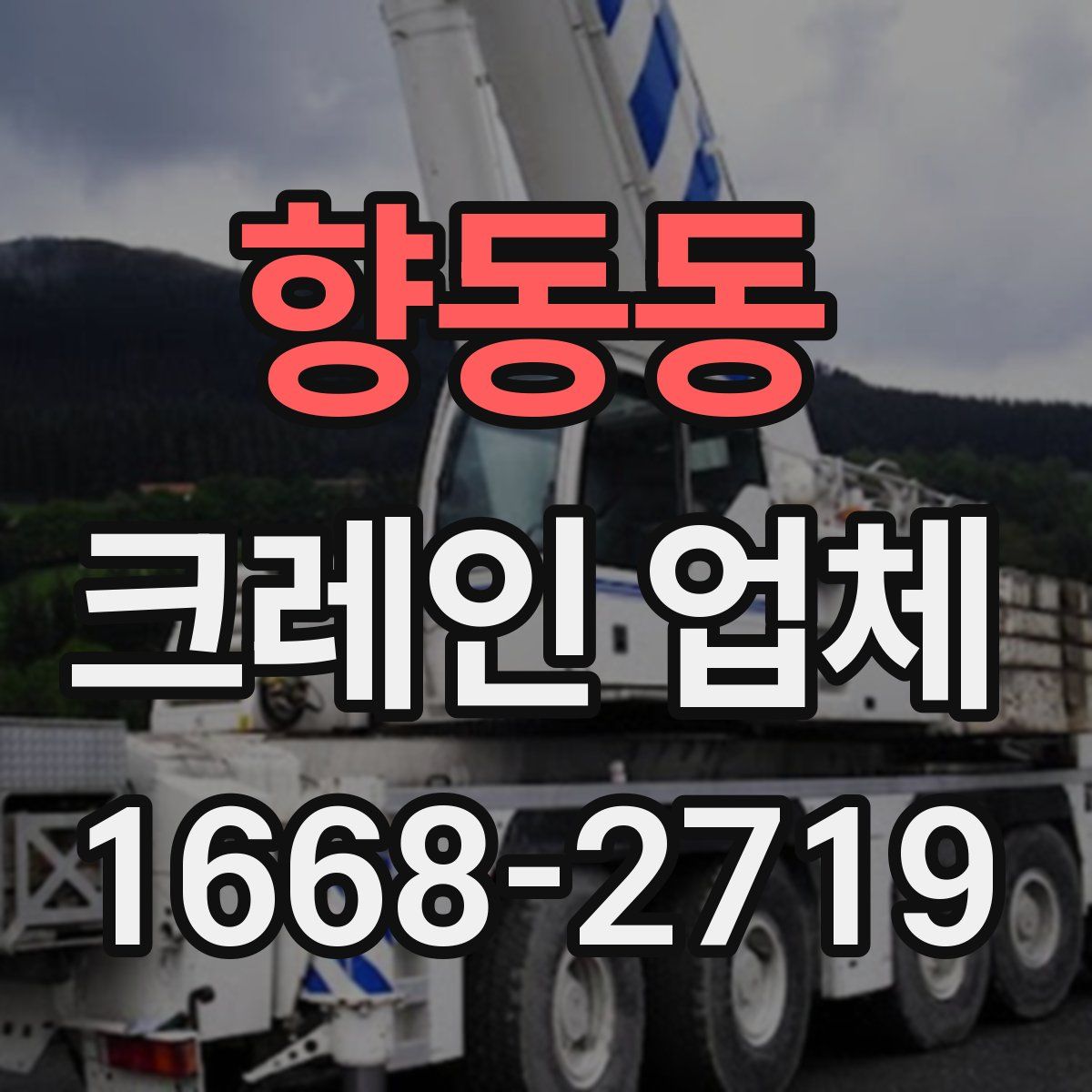 향동동 크레인 업체