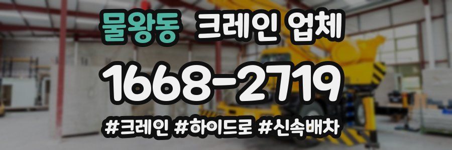 물왕동 크레인 업체