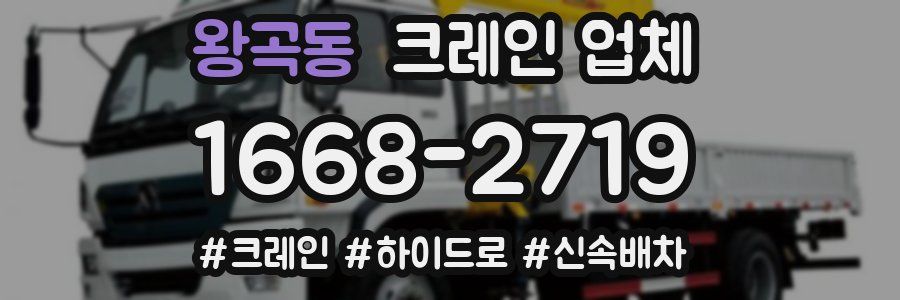 왕곡동 크레인 업체