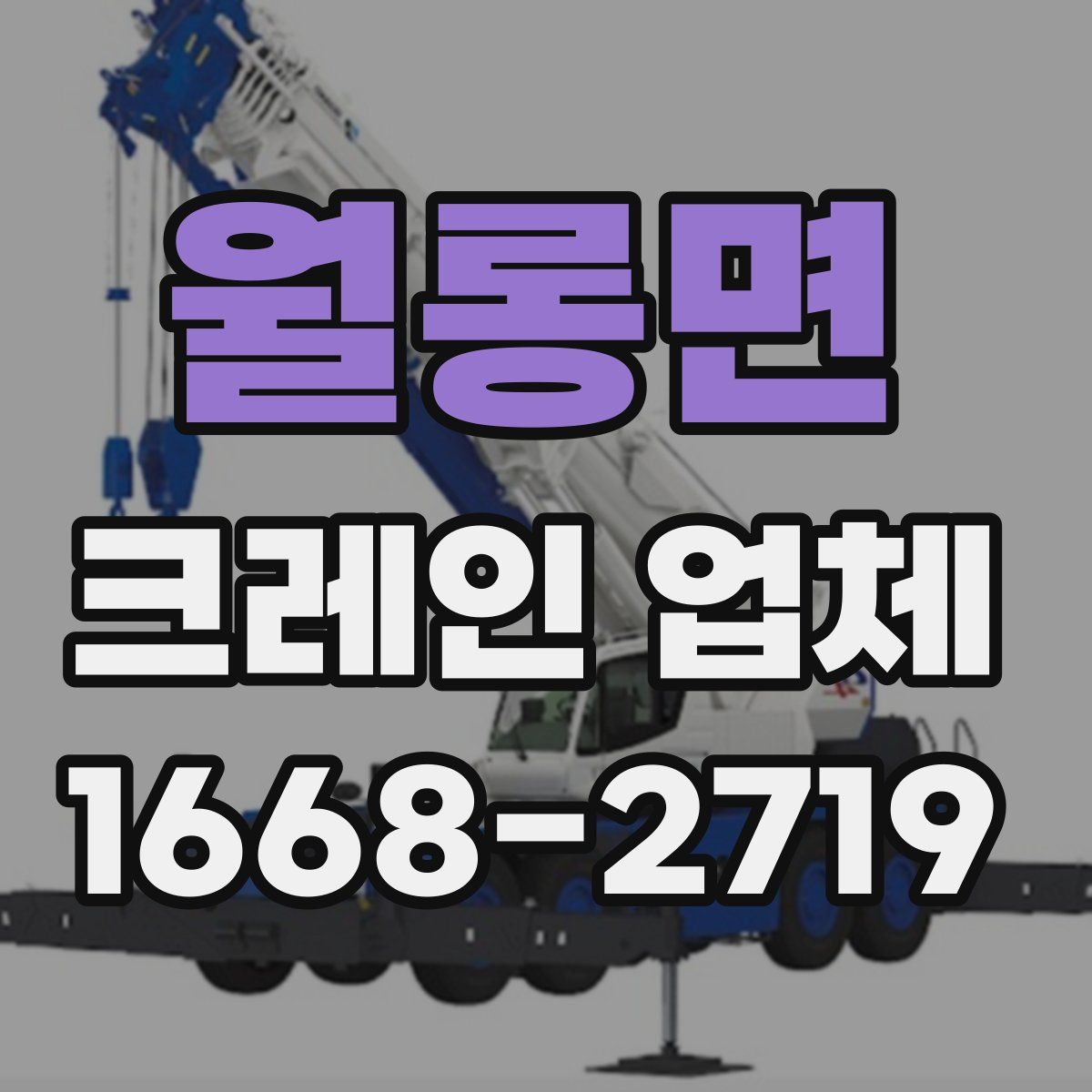 월롱면 크레인 업체