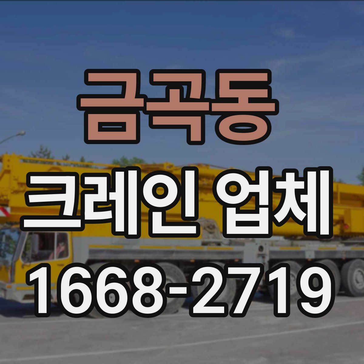 금곡동 크레인 업체