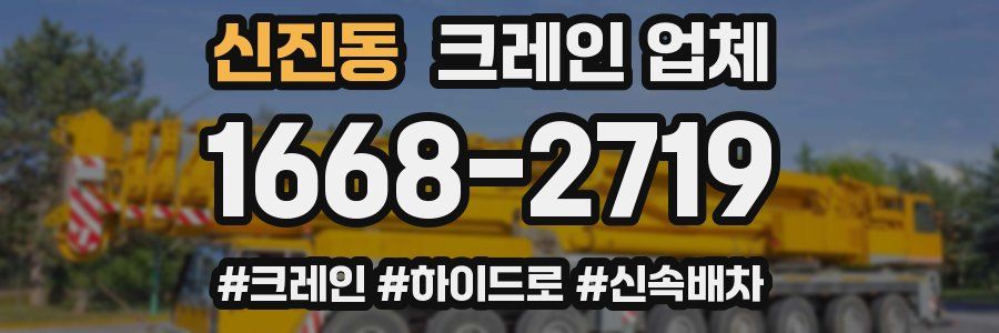 신진동 크레인 업체