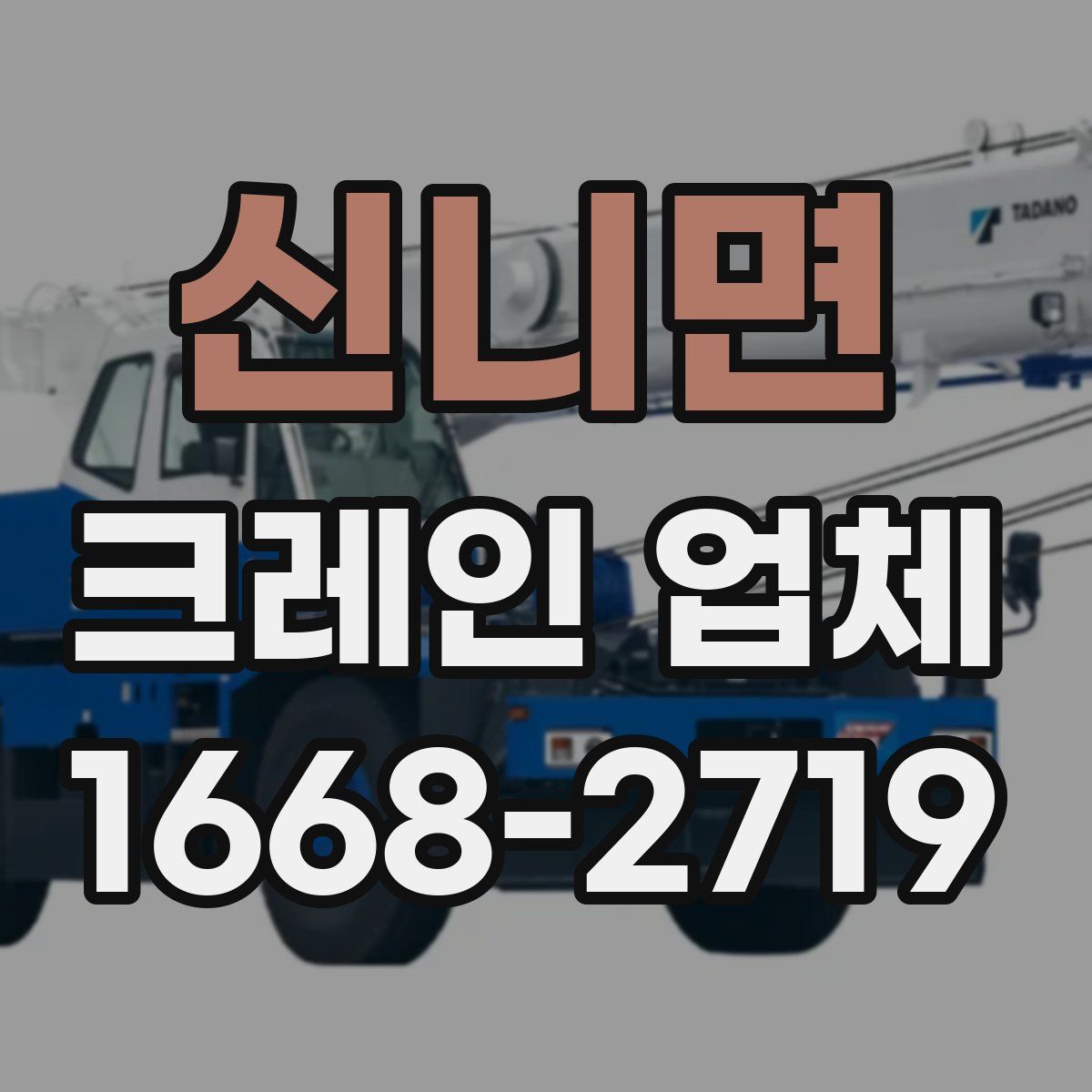 신니면 크레인 업체